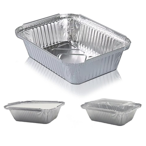 Caja de papel de aluminio rectangular desechable para barbacoa - Product Image 3