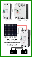 Disjoncteur à boîtier moulé LVMA solaire DC MCCB 1P 2P 3P 4P 100A-1000A 500V 750V 1000V 20kA CE CCC