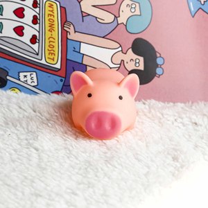Juguete de cerdo Kawaii para apretar, lindo juguete antiestrés de plástico y silicona con efecto de sonido, alivio de la ansiedad y el estrés para niños - Product Image 4
