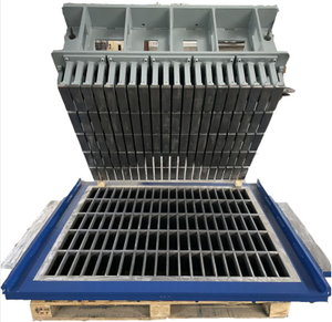 Moules pour faire des blocs isolés briques perméables pavés de plantation d'herbe blocs creux et bordures pour machine à briques en béton - Product Image 6