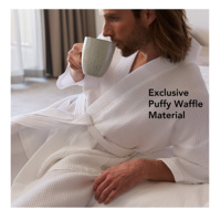 Robes en coton sexy pour hommes et femmes, manches longues, unisexes, personnalisées, pour gaufres, spa, pour la natation, l'hôtel, la maison, vente en gros,