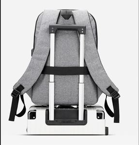 กระเป๋าเป้ใส่แล็ปท็อปสำหรับผู้ชายกระเป๋าเป้สะพายหลังใส่แล็ปท็อปสำหรับนักธุรกิจแบบลำลองความจุขนาดใหญ่พร้อมซิปปิดสไตล์แฟชั่น - Product Image 5