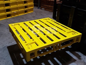 Nhiệm Vụ Nặng Nề Kho Xe Nâng Mạ Kẽm Sắt Thép Kim Loại <span class=keywords><strong>Stackable</strong></span> Giá Pallet Công Nghiệp Kho Lưu Trữ Pallet - Product Image 2