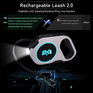 Correa para Perros al por Mayor, Correa Retráctil Automática Duradera de 5 m, Correa de Nailon Extensible para Cachorros, Correa de Diseño para Perros para Correr y Caminar - Product Image 5