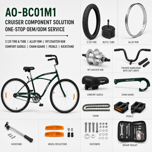 <b>Cheap</b> Single Speed Steel Lowrider Beach Cruiser Bike with Full Shockproof Frame and 20" Wheels / Wholesale City Bike - Product Image 6