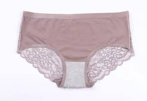 Venta Directa de Fábrica: Bragas Adhesivas de Encaje Sexy Sin Costuras de Secado Rápido con Borde Festoneado/En Forma de Lechuga - Product Image 4