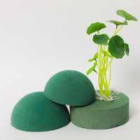 Hémisphère en mousse florale semi-circulaire de haute qualité, fabriqué en résine composite biodégradable, léger, résistant, forte rétention d'eau