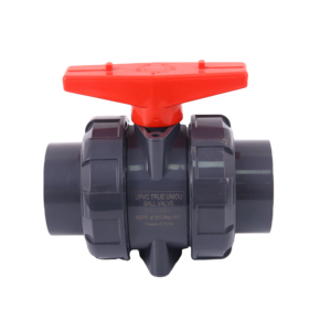 The Low Prices and High Quality From Factory Plastic PVC-U DIN 1/2" 2" Double Union <strong>Ball</strong> <strong>Valve</strong> - Product Image 1