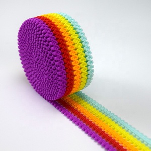 Gaun anyaman elastis renda 5 baris kustom pabrik JC dan pita dekorasi jahit pakaian - Product Image 4