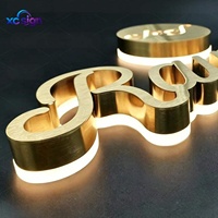 Enseigne lumineuse personnalisée haut de gamme avec logo rétroéclairé, IP65, LED, métal, 3D, transformateur AC, compatible Homekit, télécommande, XC SIGN, garantie 1 an