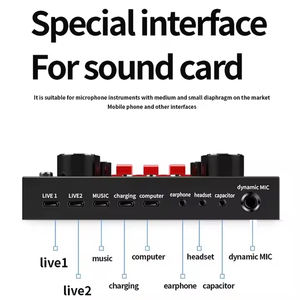 Suministro de micrófonos de grabación de estudio <span class=keywords><strong>serie</strong></span> Bm800 equipados con tarjetas de sonido V8 capacitivas, micrófono adecuado para Karaoke en vivo - Product Image 4
