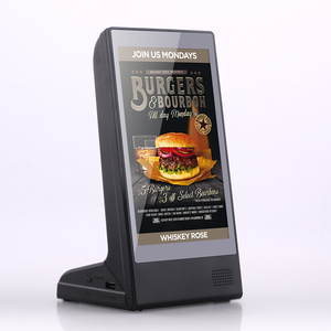 Nouveau petit LCD <span class=keywords><strong>Restaurant</strong></span> Bar hôtel Table support <span class=keywords><strong>Menu</strong></span> numérique publicité publicité affichage lecteur - Product Image 2