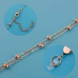 Portacredenciales Retráctiles de Acero Inoxidable Resistentes al Agua, con Cordón y Gancho, Personalizables con Logotipo por Impresión UV, Venta al Por Mayor - Product Image 3