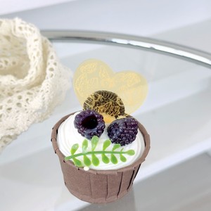 Nuovi Topper per Torta Personalizzati in Acrilico Trasparente a Forma di Cuore, Eleganti con Stampa Serigrafica '<span class=keywords><strong>Buon</strong></span> <span class=keywords><strong>Compleanno</strong></span>' e 'Festa del Papà', Ecologici - Product Image 5