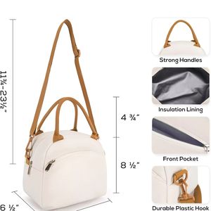 Sac isotherme rond en aluminium personnalisé, épaissi, OEM/ODM, pour le déjeuner, idéal pour les employés de bureau et étudiants au Vietnam, vente en gros directe usine - Product Image 3