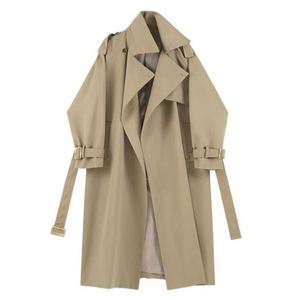 Abrigo de Gabardina de Estilo Británico Elegante de Nuevo Diseño de Otoño, Abrigo Cortavientos de Cintura Alta de Longitud Media para Mujer, Abrigo Informal Entallado - Product Image 4