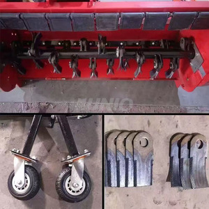 Trinciatrice per Paglia Agricola ad Alta Prestazione e Produttività, Macchina per il Ritorno del Terreno per Uso Agricolo con Motore e Cambio, 120kg - Product Image 4