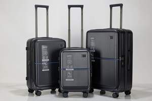 Valise de voyage thermoformée en PC au design innovant avec poche avant et chariot en aluminium pour plus de commodité - Product Image 2