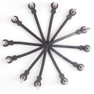 Cavo per Patch a pedale RPC-616 combinato 6 pezzi cavi Audio Mono da 16cm impermeabili e resistenti per effetto <span class=keywords><strong>chitarra</strong></span> - Product Image 1