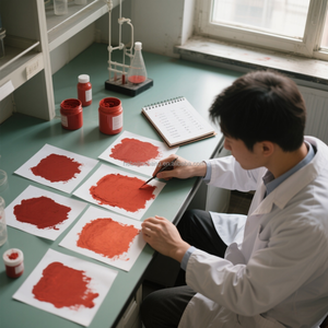 Pigmento de Óxido de Hierro Rojo JS <span class=keywords><strong>para</strong></span> Construcción - <span class=keywords><strong>Pavimento</strong></span> de Hormigón, Baldosas, Cemento Colorido, Buena Dispersión, Pigmento Inorgánico - Product Image 5