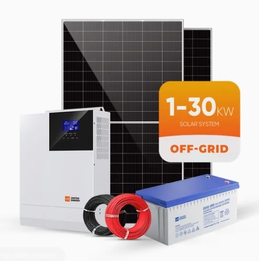 House Solar Panel Kit 5Kw 10Kw 20Kw 30Kw Solar Power System Complete Hybrid Set for Home
