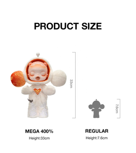 100% Original POP MART Skullpanda Mega a 400% Figuras Luna <span class=keywords><strong>Blanca</strong></span> Caja Misteriosa Juguetes Sorpresa Unisex - Product Image 6