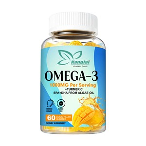 Gommose <span class=keywords><strong>Omega</strong></span> 3 OEM ODM con Vitamina A e Acidi Grassi <span class=keywords><strong>Omega</strong></span> 3 Totali, Estratto di Pepe Nero, Ottimo Antiossidante, Gommose al Zinco - Product Image 1