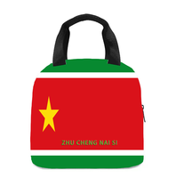 Sac à lunch isotherme avec drapeau du Belize, parfait pour les enfants, la maternelle, l'école, le travail, les voyages, les pique-niques, facile à transporter, unisexe
