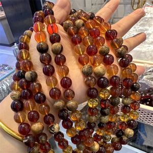 <span class=keywords><strong>Collana</strong></span> di Cristalli di <span class=keywords><strong>Ambra</strong></span> Giallo Scuro Naturale 11-12mm, Alta Qualità, <span class=keywords><strong>Pietra</strong></span> Spirituale per Guarigione e Reiki - Product Image 2