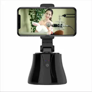 Hot selling smart shooting auto face ai authomatic genie rotation 360 object tracking cell mobile phone holder