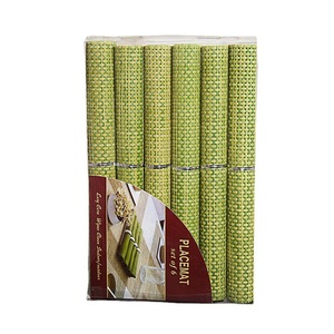 Vente en gros de napperons isolants thermiques napperons imprimés en PVC napperons pour table à manger napperons tissés - Product Image 6