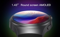 Reloj Inteligente DM80 AMOLED Android 8.1 con Descarga de Aplicaciones, Pantalla de 1.43'', Google Maps, GPS, Compatible con SDK, Personalización OEM