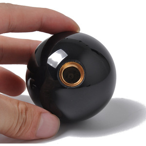 Car Gear <b>Knob</b> 8 Ball Black Plastic Ergonomic Manual <b>Shift</b> <b>Knob</b> - Product Image 5