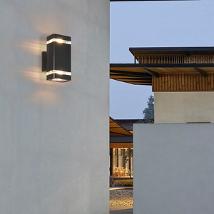Produttore cinese di alta qualità lampada da parete esterna impermeabile Ip65 classico ABS Villa cancello corridoio recinzione giardino luce da parete - Product Image 2