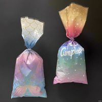 Sacs d'emballage auto-adhésifs recyclables OPP cuits au four personnalisés thermoscellage sérigraphié pour gâteaux bonbons biscuits sucre