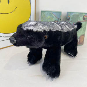 Jouet en Peluche Ratel Simulé, Peluche Mignonne de <span class=keywords><strong>Zoo</strong></span>, Article de Décoration Intérieure Personnalisé pour Voiture en Peluche - Product Image 3