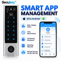 Système de contrôle d'accès biométrique par reconnaissance faciale V3-Wifi en métal, étanche pour extérieur, avec terminal de contrôle d'accès par carte EM/Mifare
