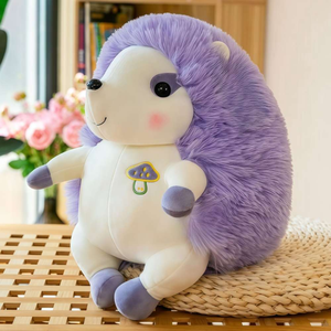 Peluche di <span class=keywords><strong>Riccio</strong></span> Carino all'Ingrosso, Morbido e Soffice con Ricamo a Fungo, Regalo per Bambini - Product Image 1