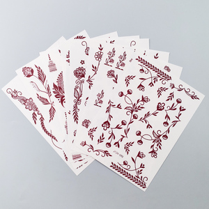 Adesivi temporanei per tatuaggio henné impermeabili all'ingrosso personalizzati con Design Mehndi adesivi per tatuaggi temporanei a mano per donne e ragazze - Product Image 2