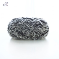 New Bojay Großhandel 100% Polyester Soft Hand Stricken Häkeln Chunky Kunst pelz Garn Fuzzy Fancy Garn