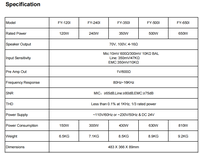 Système de sonorisation (PA) 6 zones, amplificateur-mixeur actif haute puissance alimenté par courant alternatif avec microphones de diffusion à distance