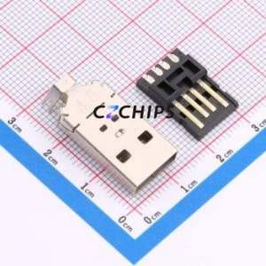 GT-2A9001B-FNNGF-48 USB Connector Connector ( Connector Type: Type-A )( Protocol Standard: USB 2.0 )( Gender: Male ) - Product Image 1