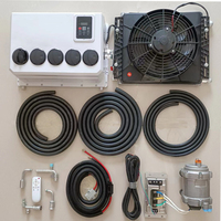 Climatisation de stationnement 24V cachée, compresseur séparateur de véhicule 12V à économie d'énergie, machine interne et externe