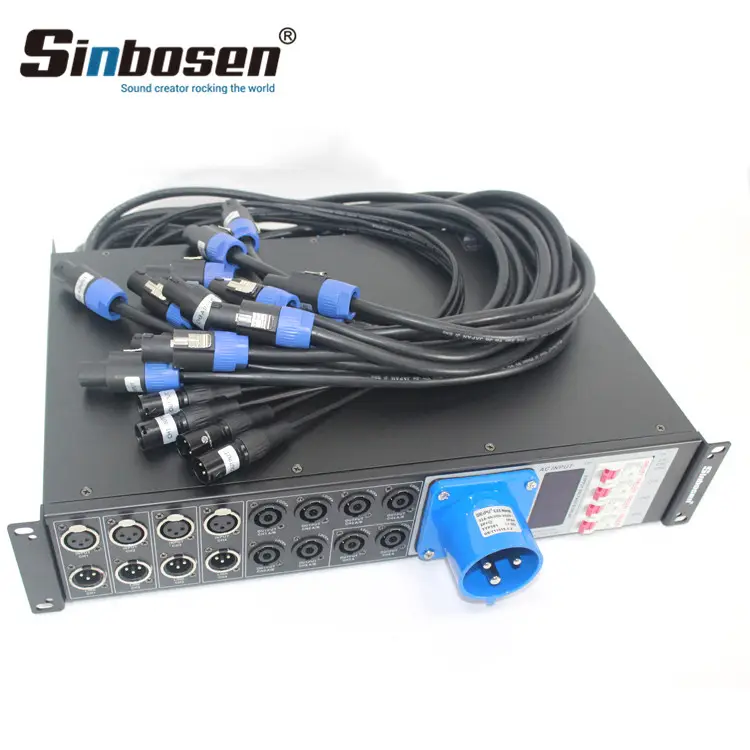 Audio equipment power distribution equipment stage power distribution box