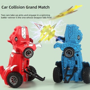 Voiture à friction multifonction <span class=keywords><strong>de</strong></span> haute qualité, style dinosaure, chariot transformable à rétrofriction pour cascades - Product Image 4
