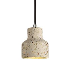 Petite suspension industrielle moderne en béton avec motif creux imprimé en 3D pour décor de café et de restaurant - Product Image 5