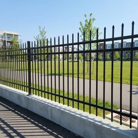 Panneau de clôture tubulaire en aluminium de 6 pi et 7 pi pour jardin, sécurité extérieure, installation facile, durable