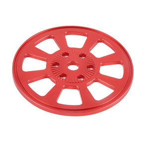 Bride circulaire en aluminium 300 mm usinée CNC, surface peinte pour usage industriel - Product Image 1