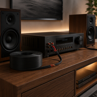 Kabel Speaker Multi-Zone 8 Inti 18 AWG Berkinerja Tinggi, Kabel Sinyal OFC untuk Sistem Musik Latar Komersial dan Audio Bangunan