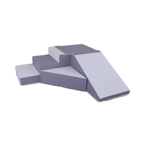 Equipo de Juego Suave para Interiores, Bloques de Espuma Grises para Niños, Set de Juego de Escalada y Gateo - Product Image 2